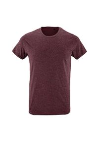 SOL'S - Koszulka Regent Slim Unisex Dla Dorosłych. Kolor: czerwony, wielokolorowy. Sport: turystyka piesza #1