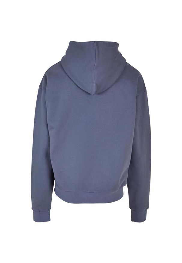 BUILD YOUR BRAND - Bawełniana Bluza Z Kapturem Dla Dorosłych Unisex Ultra Heavyweight Boxy Hoodie. Typ kołnierza: kaptur. Kolor: niebieski. Materiał: bawełna