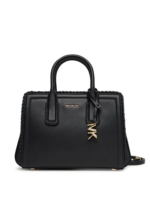 MICHAEL Michael Kors Torebka Laila 30T5G9IS1L Czarny. Kolor: czarny. Materiał: skórzane