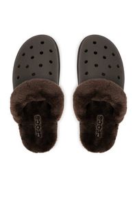 Crocs Kapcie Classic Fuzz Scuff 212143 Brązowy. Kolor: brązowy #2