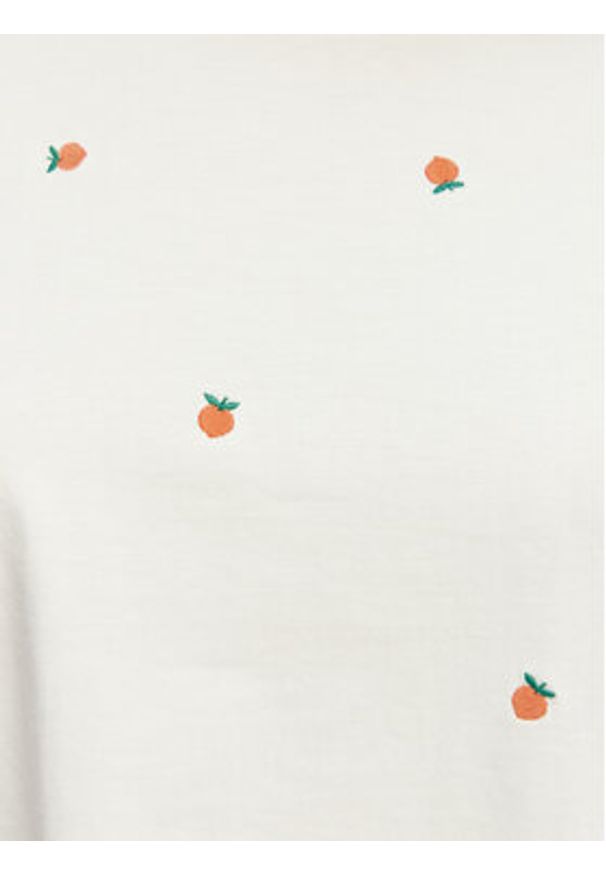 Vero Moda T-Shirt Sola 10341979 Biały Regular Fit. Kolor: biały. Materiał: bawełna