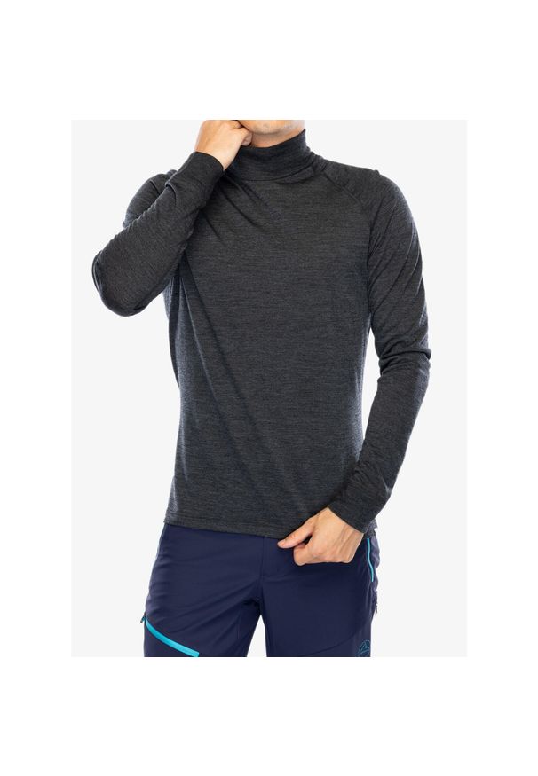 Bluza termoaktywna męska Houdini Activist Turtleneck. Kolor: szary. Sezon: zima. Sport: narciarstwo