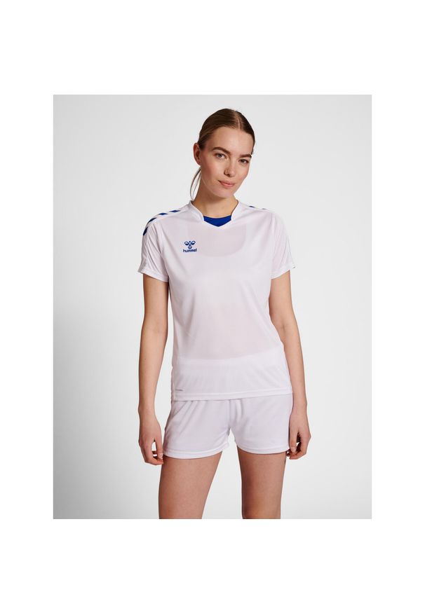 Damski poliestrowy dżersej Hummel Hmlcore XK. Kolor: wielokolorowy, niebieski, biały. Materiał: jersey, poliester. Sport: piłka ręczna