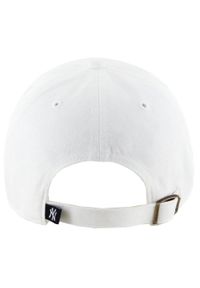 47 Brand - Czapka z daszkiem męska New York Yankees MLB Clean Up Cap. Kolor: biały. Materiał: bawełna #2