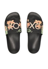 Roxy Klapki ARJL100679 Czarny. Kolor: czarny. Materiał: materiał #2