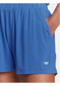 Emporio Armani Szorty sportowe EW000781 AF12192 UA012 Niebieski Regular Fit. Kolor: niebieski. Materiał: wiskoza #4