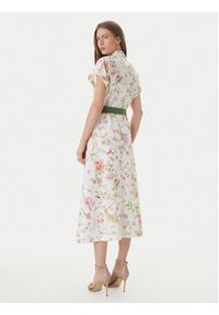 Luisa Spagnoli Sukienka koszulowa Pilea 543227 Écru Regular Fit. Materiał: bawełna. Typ sukienki: koszulowe #2