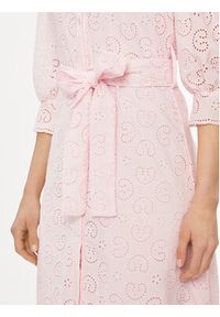 Fracomina Sukienka koszulowa FR24SD2009W68701 Różowy Regular Fit. Kolor: różowy. Materiał: bawełna. Typ sukienki: koszulowe #2