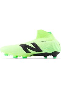 Korki męskie New Balance TEKELA PRO FG V4+ ST1FL45 - zielone. Kolor: zielony. Materiał: nylon, włókno, guma. Szerokość cholewki: normalna. Sport: bieganie, piłka nożna #5