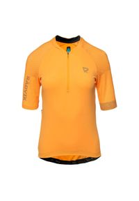 RADVIK - Jersey Damski Steinar. Kolor: pomarańczowy. Materiał: jersey. Sport: turystyka piesza
