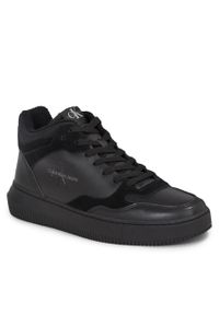 Sneakersy Calvin Klein Jeans Chunky Mid Cupsole Coui Lth Mix YM0YM00779 Triple Black 0GT. Kolor: czarny #1