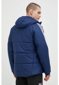 adidas Performance kurtka męska kolor granatowy zimowa. Kolor: niebieski. Materiał: materiał. Długość rękawa: raglanowy rękaw. Długość: długie. Sezon: zima #2
