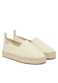 Calvin Klein Jeans Espadryle Platform Espadrille Ml Cs YW0YW01871 Beżowy. Kolor: beżowy. Materiał: materiał. Obcas: na platformie #4