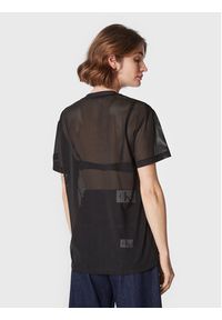 Calvin Klein Swimwear T-Shirt KU0KU00097 Czarny Oversize. Kolor: czarny. Materiał: syntetyk #4