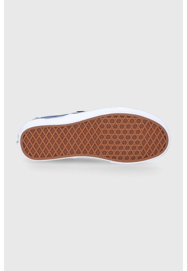 Vans - Tenisówki. Nosek buta: okrągły. Kolor: niebieski. Materiał: guma