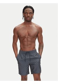 Guess Szorty kąpielowe F5GT00 WG2D2 Granatowy Regular Fit. Kolor: niebieski. Materiał: syntetyk
