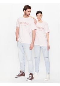 Converse T-Shirt Unisex All Star 10024566-A09 Różowy Regular Fit. Kolor: różowy. Materiał: bawełna #4