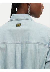 G-Star RAW - G-Star Raw Sukienka jeansowa D28853-E356 Niebieski jasny Regular Fit. Kolor: niebieski. Materiał: bawełna #6