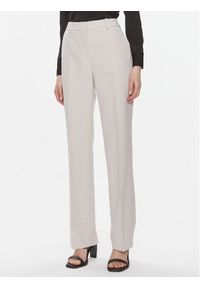 Calvin Klein Spodnie materiałowe Essential K20K206879 Szary Slim Fit. Kolor: szary. Materiał: syntetyk, wiskoza