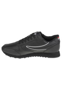 Buty sportowe Sneakersy damskie, Fila Orbit Low Wmn. Kolor: czarny. Materiał: syntetyk, materiał. Sport: turystyka piesza