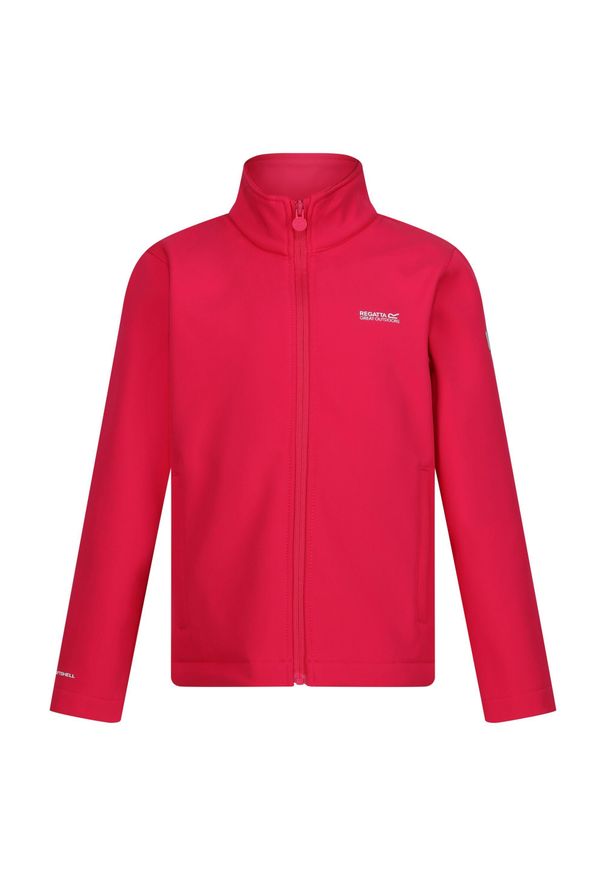 Regatta - Kurtka Softshell Dziecięca Cera. Kolor: różowy. Materiał: softshell