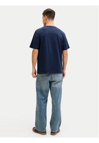Jack & Jones T-Shirt Frank 12288092 Granatowy Relaxed Fit. Kolor: niebieski. Materiał: bawełna #4