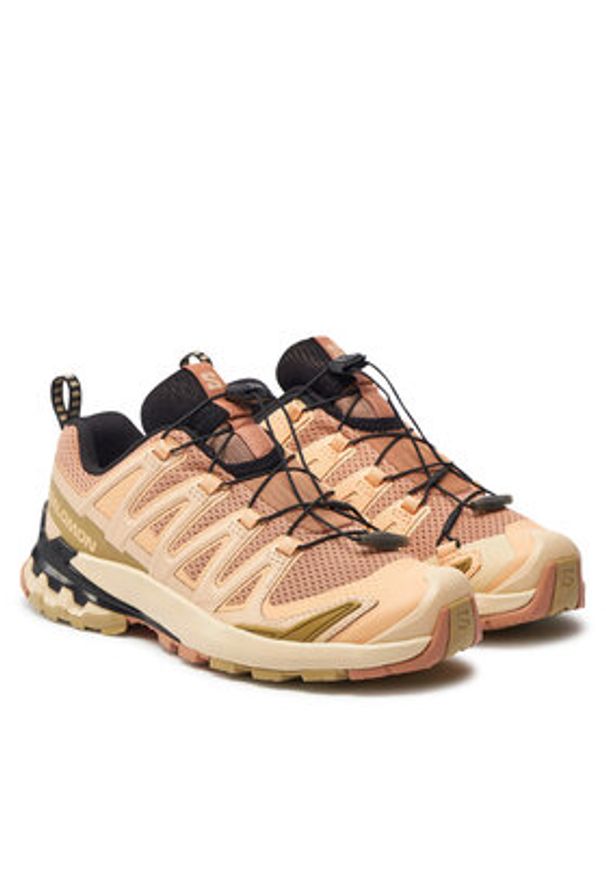 salomon - Salomon Buty do biegania Xa Pro 3D V9 L47589100 Koralowy. Kolor: pomarańczowy. Materiał: materiał