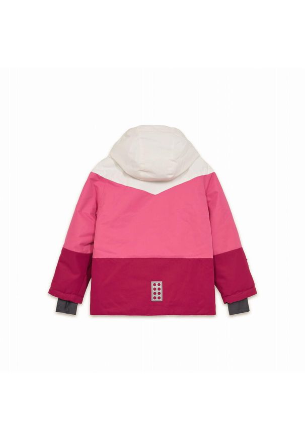 LEGO Wear - Kurtka zimowa dziecięca LEGO. Kolor: różowy. Sezon: zima
