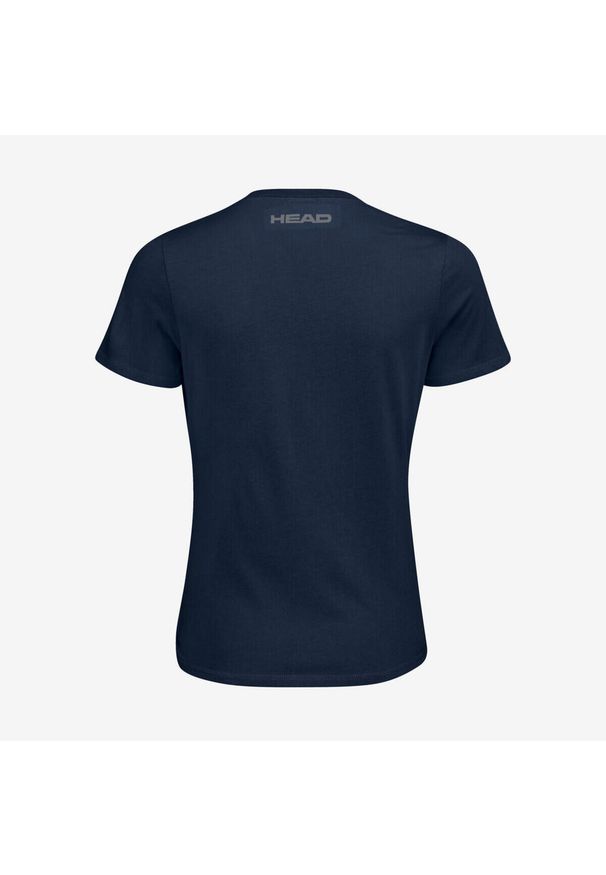 Head - T-shirt damski Club Lara. Kolor: niebieski. Materiał: bawełna, jersey, materiał, poliester