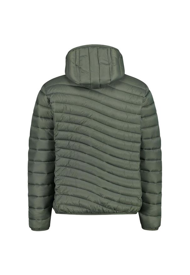 Kurtka męska turystyczna CMP 32K3147. Kolor: zielony. Materiał: puch. Sport: turystyka piesza