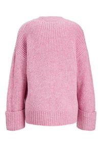 JJXX Sweter 12245453 Różowy Relaxed Fit. Kolor: różowy. Materiał: syntetyk #7