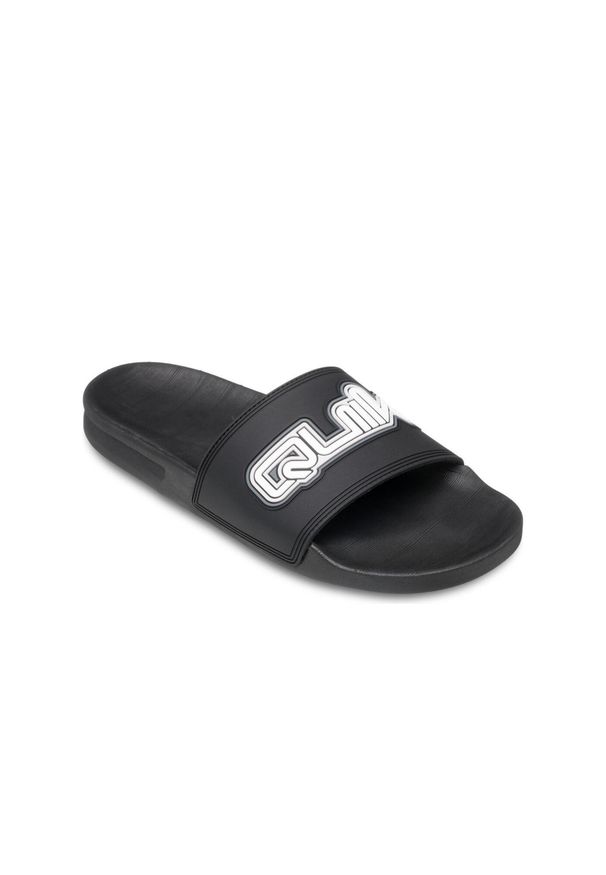 Klapki męskie Quiksilver Rivi Wordmark Slide II. Kolor: czarny