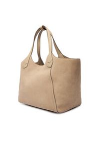 BOSS Torebka 50564663 Beżowy. Kolor: beżowy. Materiał: skórzane #5