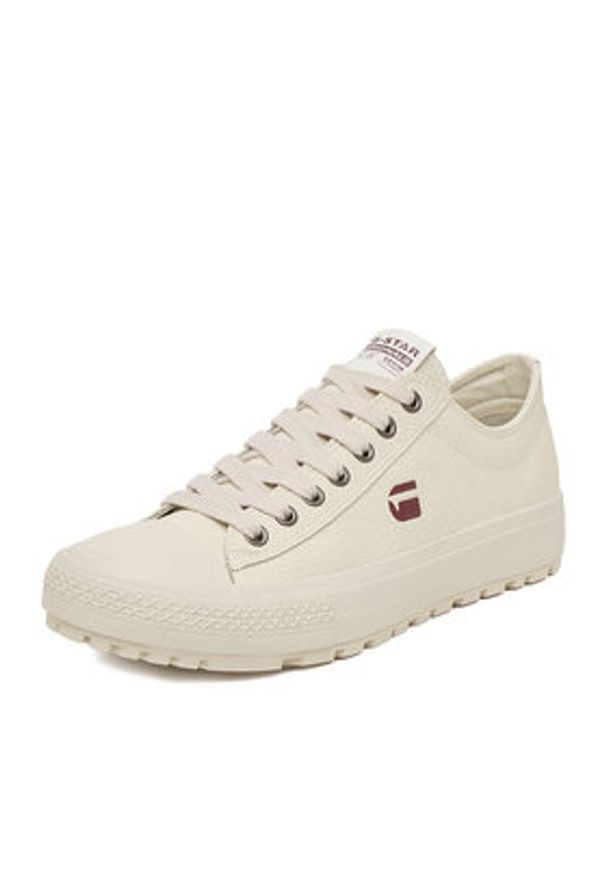 G-Star RAW - G-Star Raw Trampki EO-ALEX2-02 Écru. Kolor: kremowy. Materiał: syntetyk, skóra