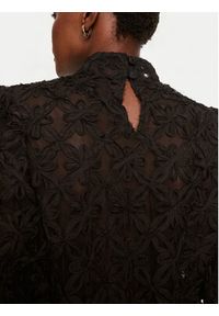 Munthe Bluzka Thiki 243103824330 Czarny Regular Fit. Kolor: czarny. Materiał: syntetyk #4