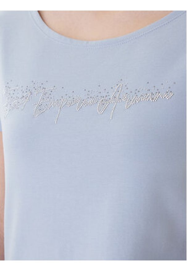 EA7 Emporio Armani T-Shirt 7W000978 AF10373 U9309 Niebieski Regular Fit. Kolor: niebieski. Materiał: bawełna