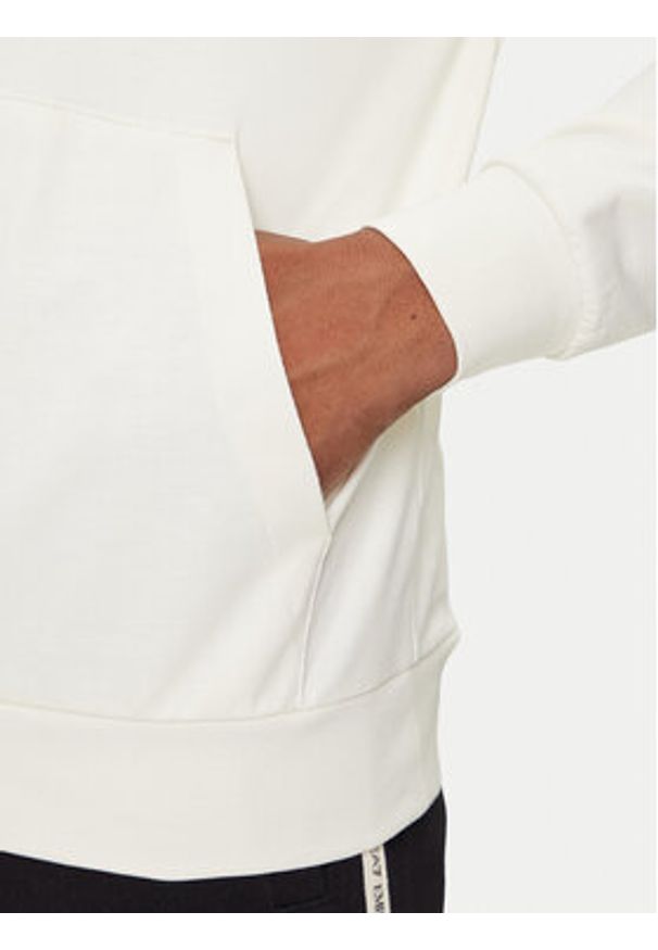 EA7 Emporio Armani Bluza 8NPM32 PJVRZ U1105 Beżowy Regular Fit. Kolor: beżowy. Materiał: bawełna