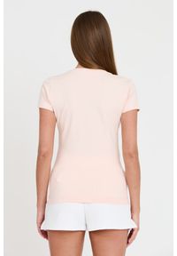 Guess - GUESS Różowy t-shirt 4G LOGO TEE. Kolor: różowy #3