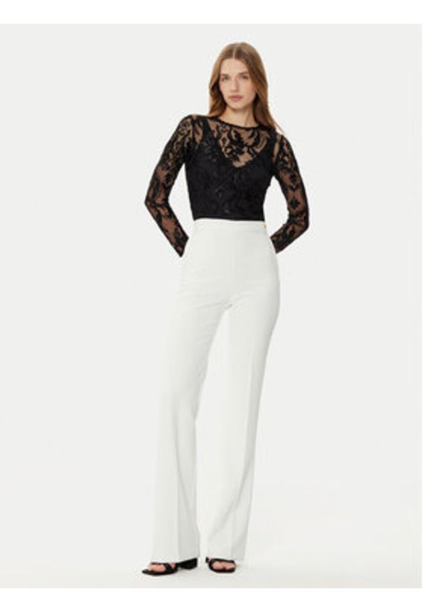 Morgan Bluzka 242-TENDRE Czarny Slim Fit. Kolor: czarny. Materiał: syntetyk