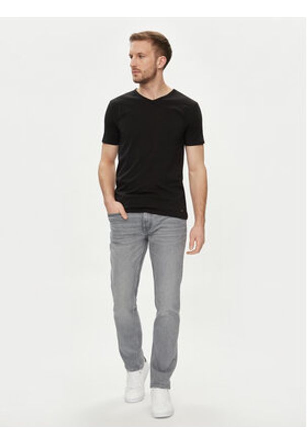 TOMMY HILFIGER - Tommy Hilfiger Komplet t-shirtów UM0UM03137 Czarny Regular Fit. Kolor: czarny. Materiał: bawełna