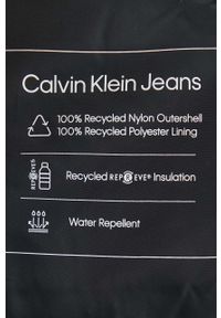 Calvin Klein Jeans kurtka męska kolor czarny zimowa. Kolor: czarny. Materiał: polar, włókno. Sezon: zima #3