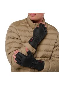 G-HEAT - Rękawiczki wewnętrzne ogrzewane uniseks MITTEN ultracienkie z otwartymi palcami. Kolor: czarny. Sezon: zima. Sport: narciarstwo #1