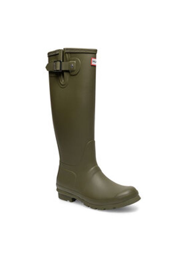 Hunter Kalosze HFW-004 Khaki. Kolor: brązowy. Materiał: kauczuk