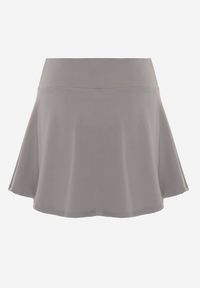 Renee - Ciemnoszare Tenisowe Spódnico-Spodenki z Elastycznego Materiału Natennia. Okazja: na co dzień. Kolor: szary. Materiał: materiał. Styl: casual, sportowy #3