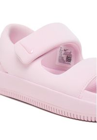 Nike Sandały Calm Sandal FZ3125 600 Różowy. Kolor: różowy. Materiał: skóra