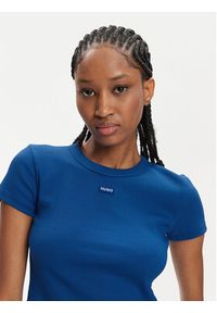 Hugo T-Shirt Baby 50510749 Niebieski Slim Fit. Kolor: niebieski. Materiał: bawełna #3