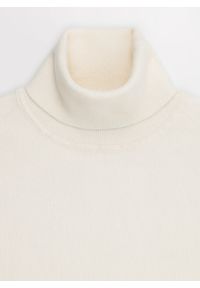 Pako Lorente - PAKO LORENTE - Biały gładki golf męski. Typ kołnierza: golf. Kolor: biały, czarny, zielony. Materiał: poliamid, bawełna, elastan. Wzór: gładki. Sezon: jesień #7