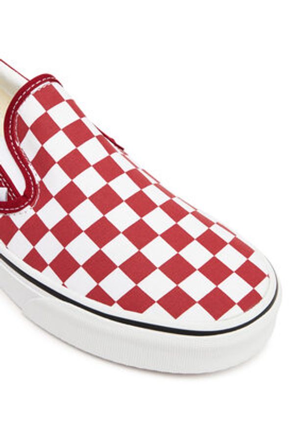 Vans Tenisówki Classic Slip On VN000DAH14A1 Czerwony. Zapięcie: bez zapięcia. Kolor: czerwony. Materiał: materiał