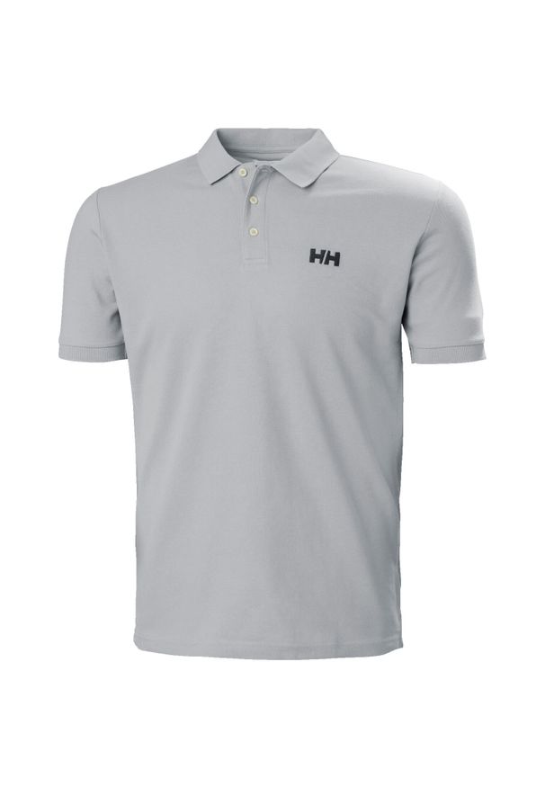 Polo Helly Hansen Malcesine. Typ kołnierza: polo. Kolor: szary. Materiał: bawełna