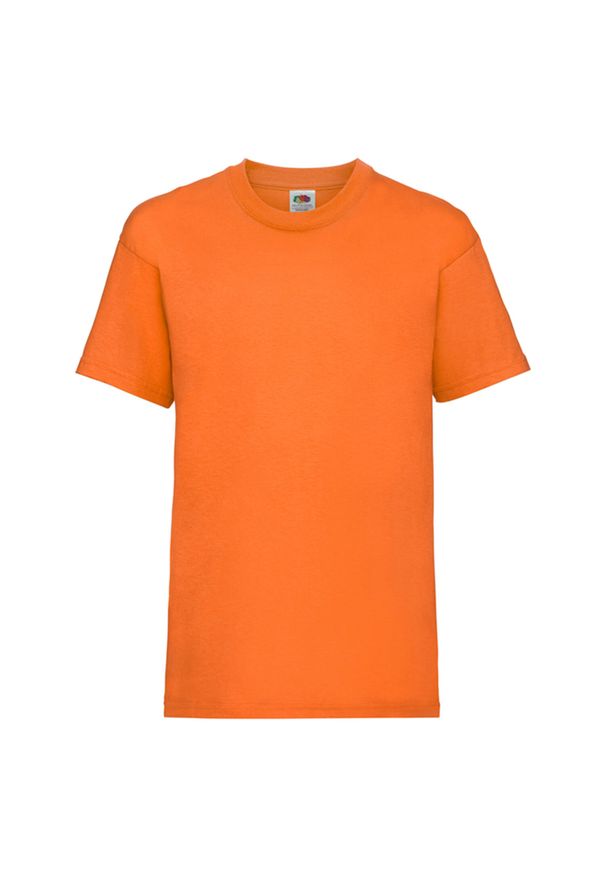 FRUIT OF THE LOOM - Koszulka Dziecięca Valueweight. Kolor: żółty, wielokolorowy, pomarańczowy. Sport: turystyka piesza